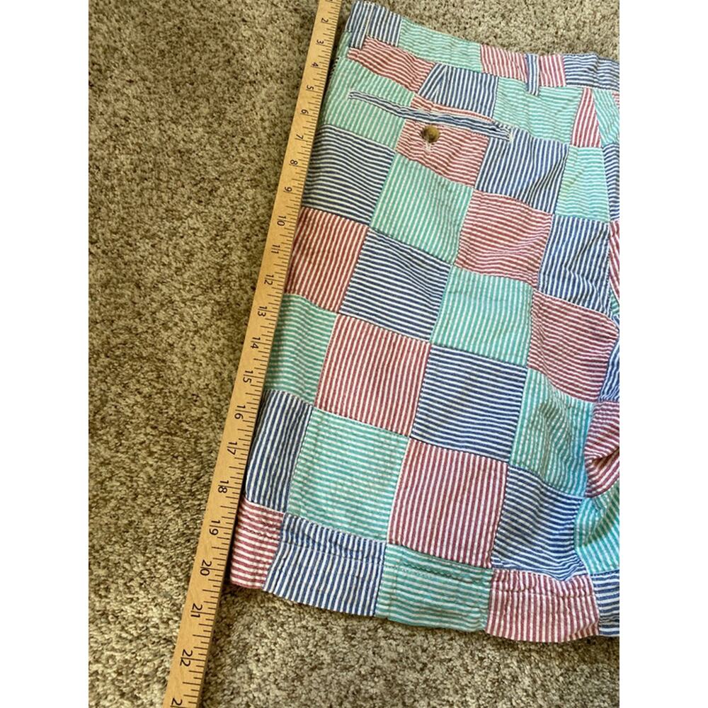 Men’s size 40 Patchwork Chaps Shorts - Picture 4 of 5